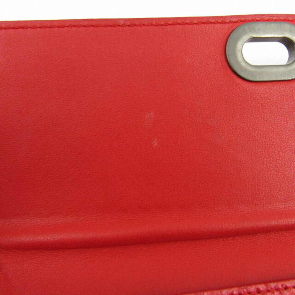 Bottega Veneta Python Pouch Red Wallet - image 12